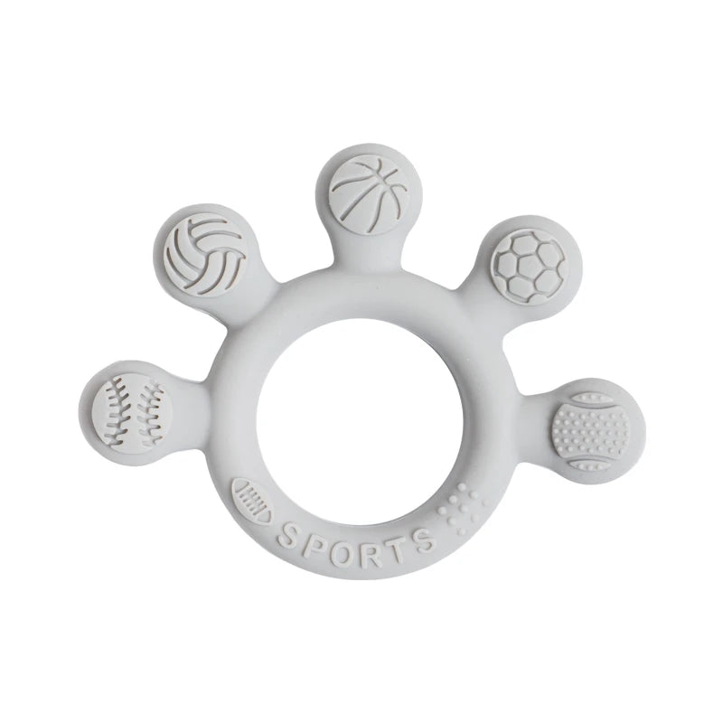 Silicone Baby Teether BPA Free, 0–12 Months