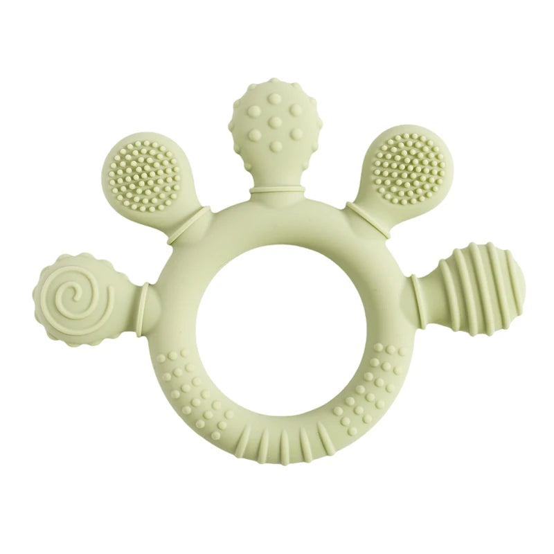 Silicone Baby Teether BPA Free, 0–12 Months