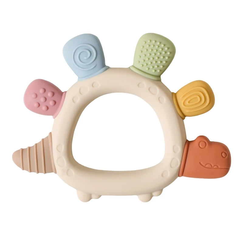 Silicone Baby Teether BPA Free, 0–12 Months