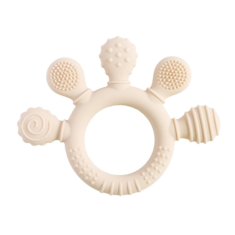 Silicone Baby Teether BPA Free, 0–12 Months