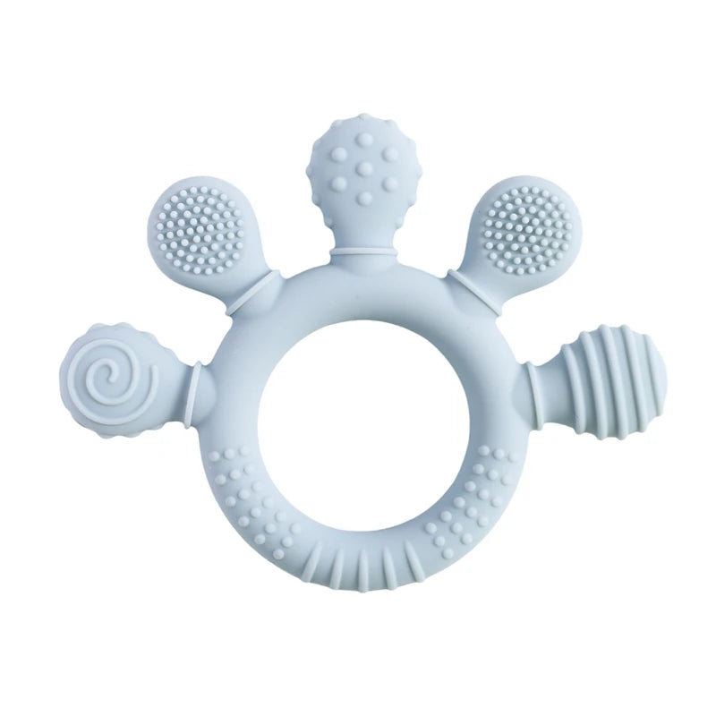 Silicone Baby Teether BPA Free, 0–12 Months