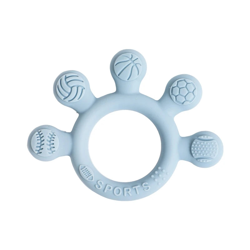 Silicone Baby Teether BPA Free, 0–12 Months
