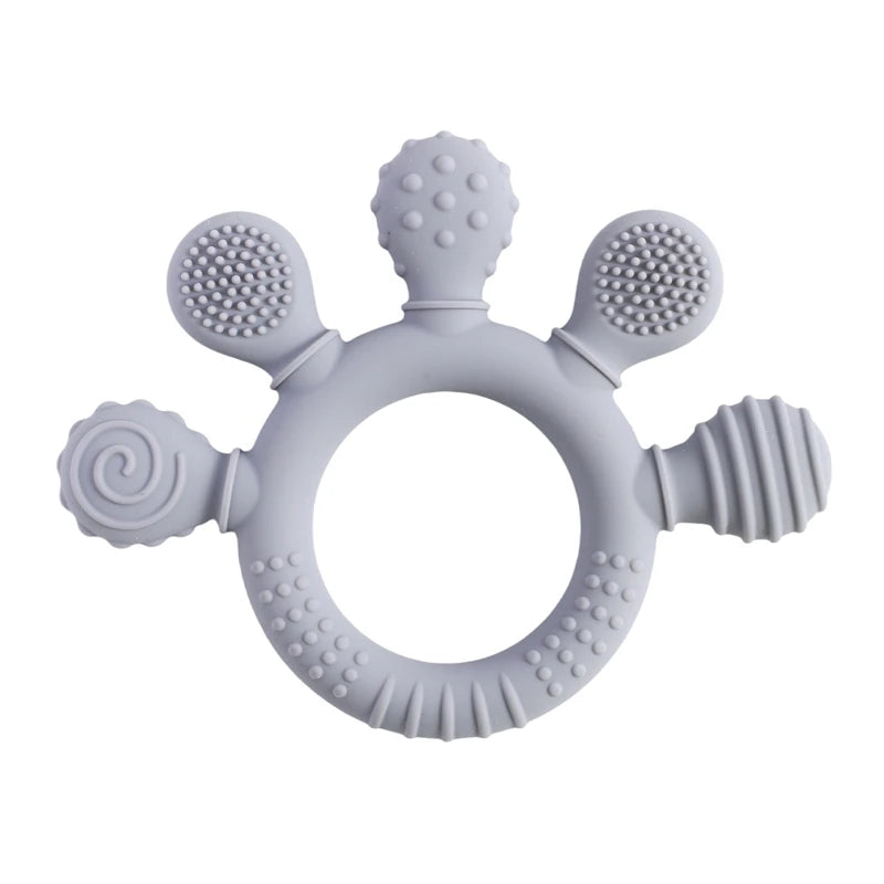 Silicone Baby Teether BPA Free, 0–12 Months