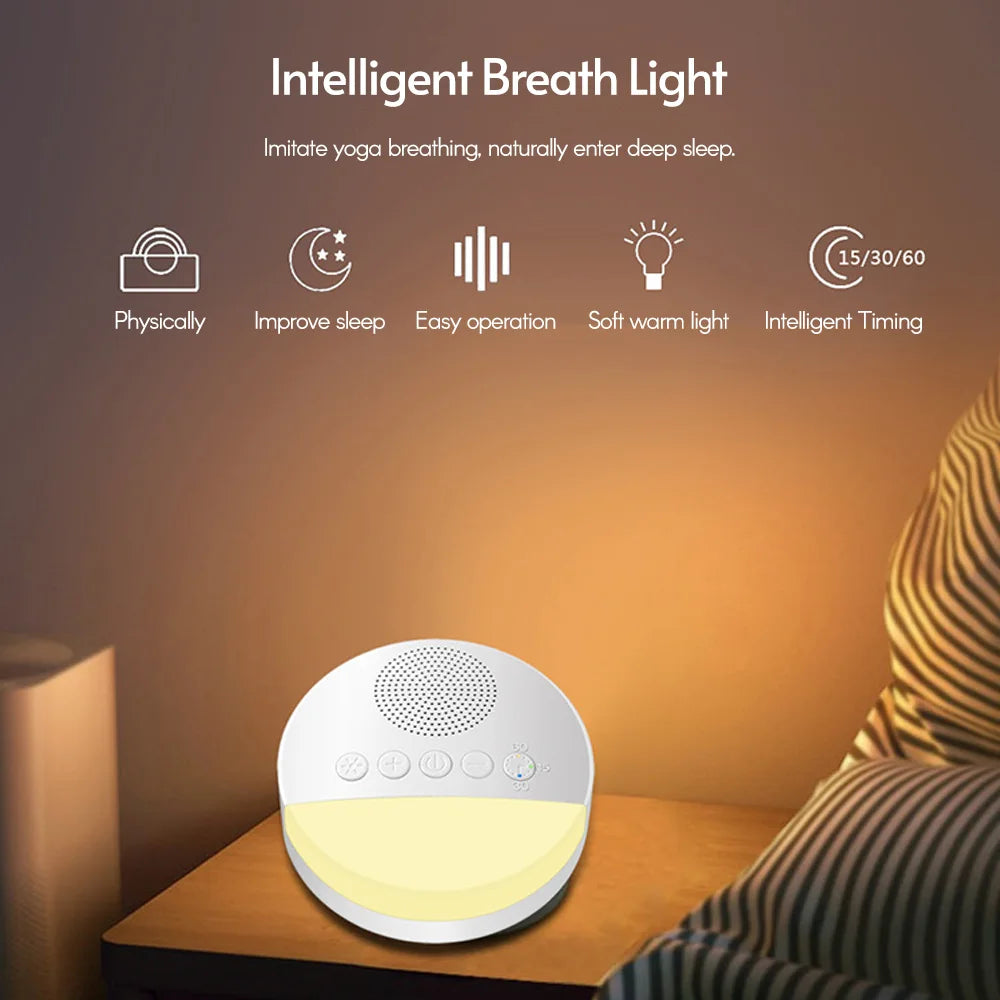 Baby White Noise & Night Light Sleep Machine