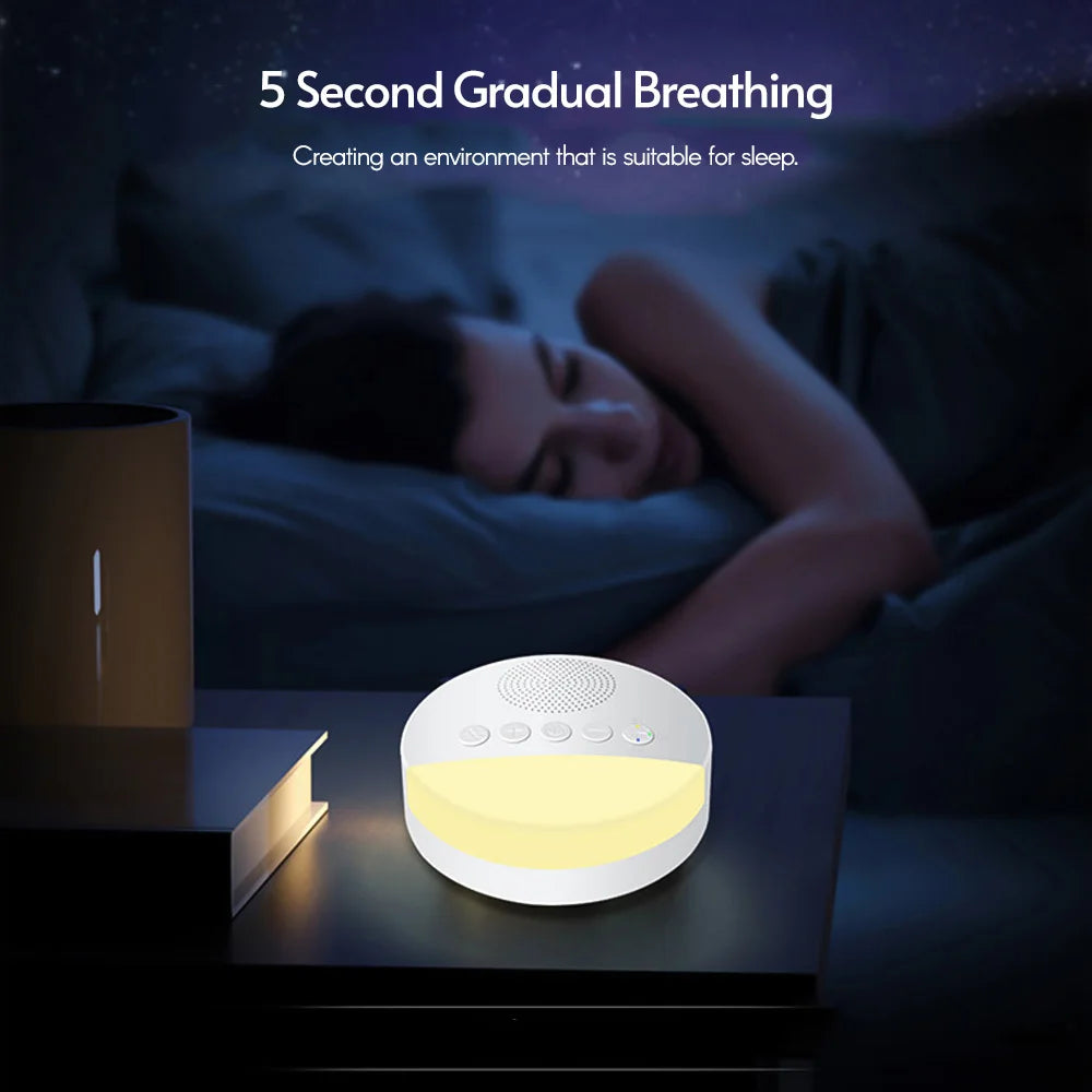 Baby White Noise & Night Light Sleep Machine