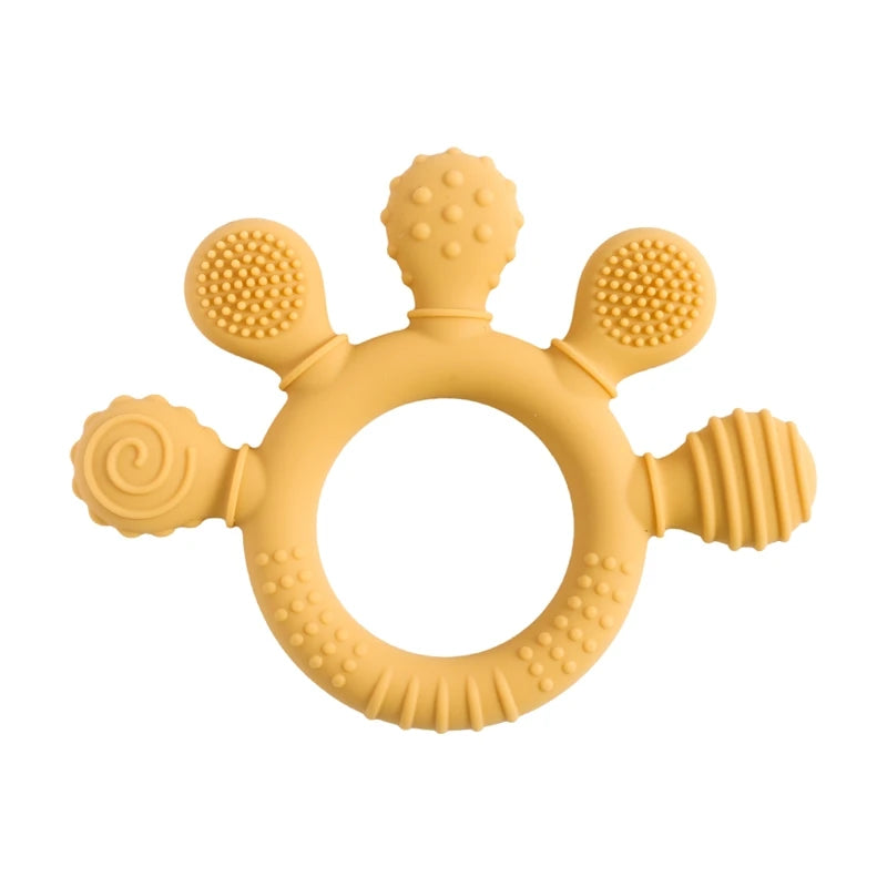 Silicone Baby Teether BPA Free, 0–12 Months