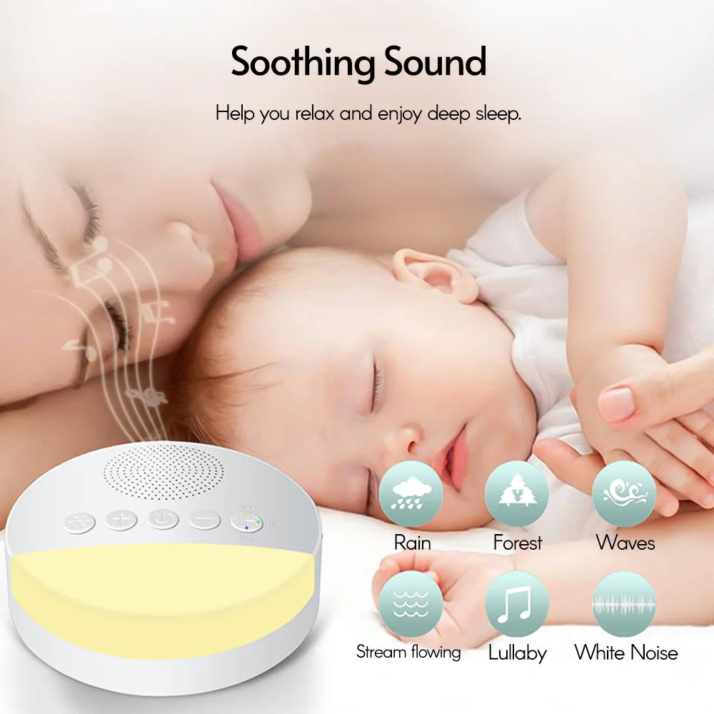 Baby White Noise & Night Light Sleep Machine