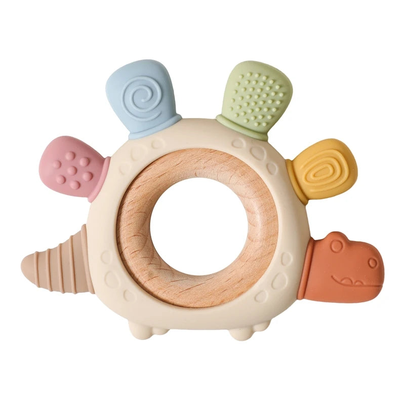 Silicone Baby Teether BPA Free, 0–12 Months